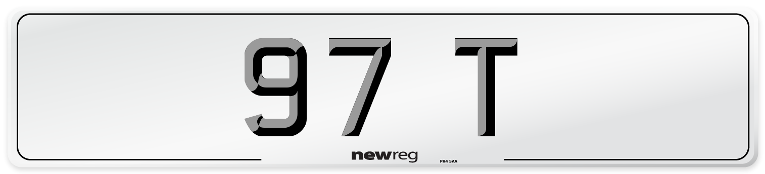 97 T Number Plate from New Reg